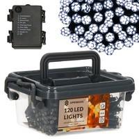 Гірлянда на батареях Springos 9 м 120 LED CL0175 Cold White