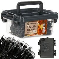 Гірлянда на батареях Springos 9 м 120 LED CL0175 Cold White