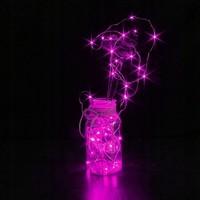 Гірлянда на батареях Springos 1.9 м 20 LED CL0009 Pink