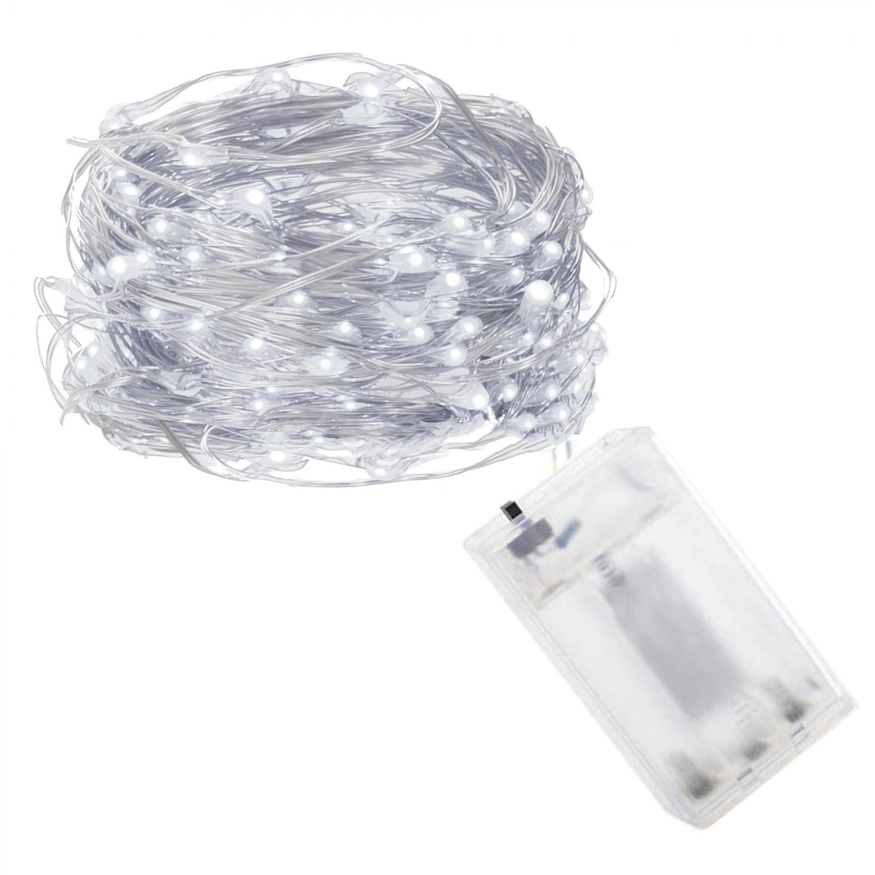 Гірлянда на батареях Springos 9.9 м 100 LED CL0019 Cold White
