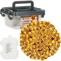 Гірлянда на батареях Springos 9 м 120 LED CL0171 Warm White