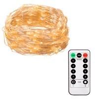 Гірлянда на батареях Springos 9.9 м 100 LED Pilot CL0101 Warm White