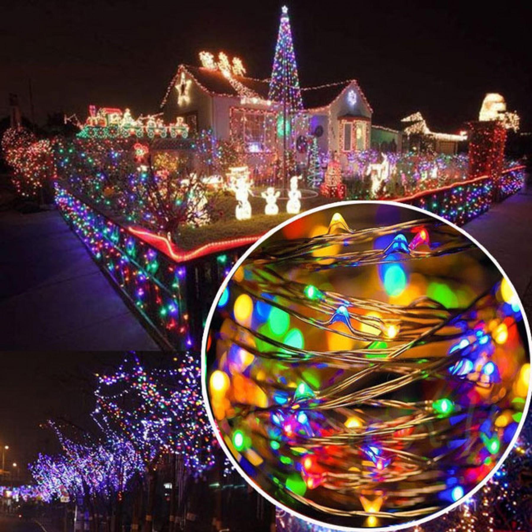 Гірлянда на батарейках Springos 0.9 м 10 LED CL0004 Mix