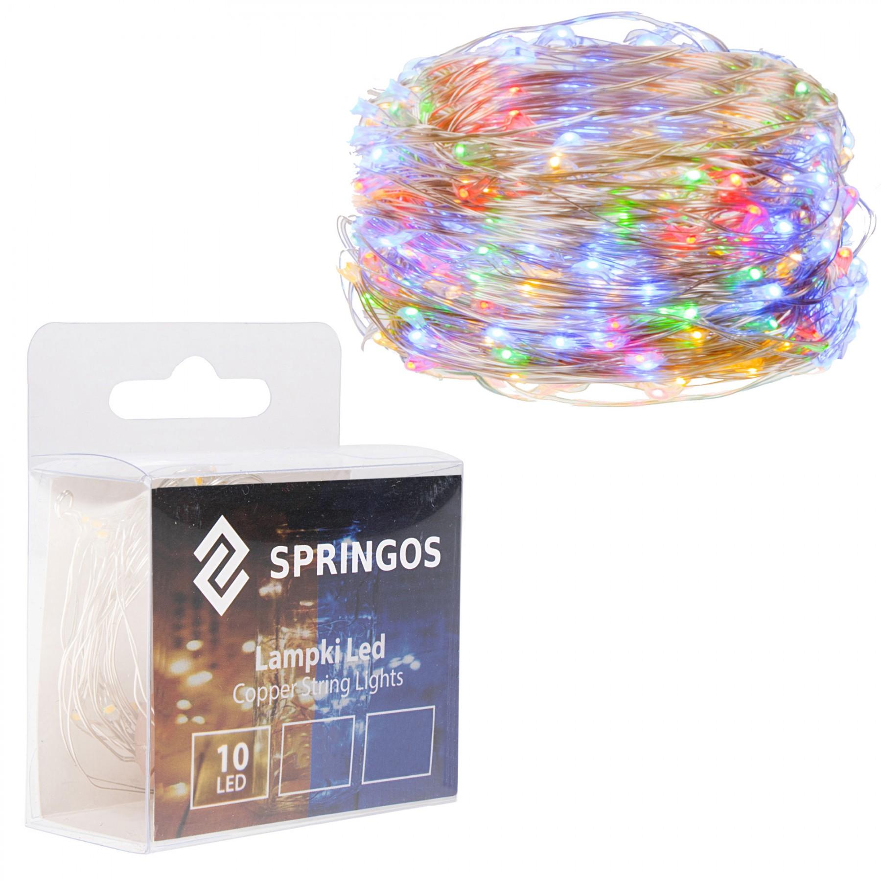 Гірлянда на батарейках Springos 0.9 м 10 LED CL0004 Mix