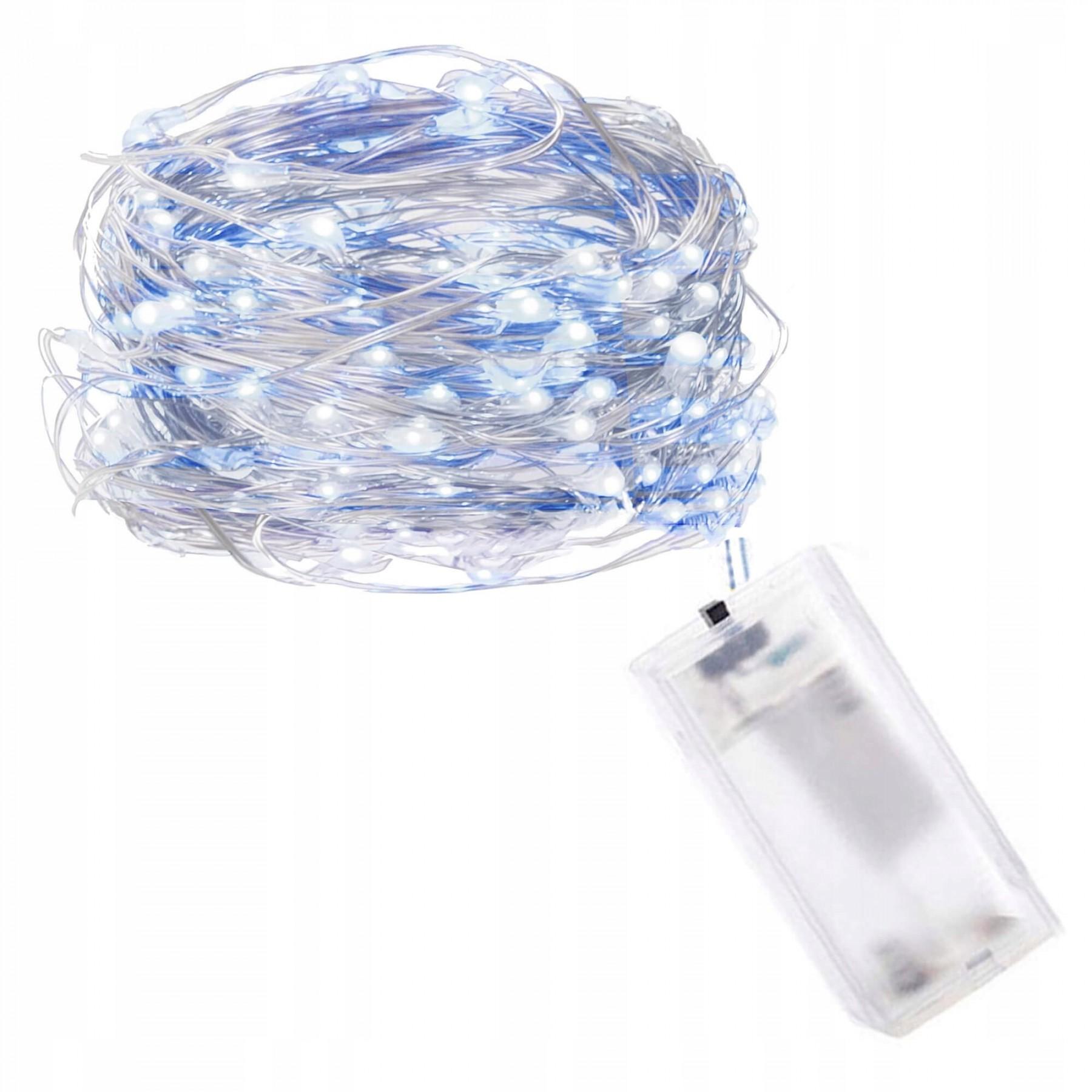 Гірлянда на батареях Springos 1.9 м 20 LED CL0010 Cold White/Blue