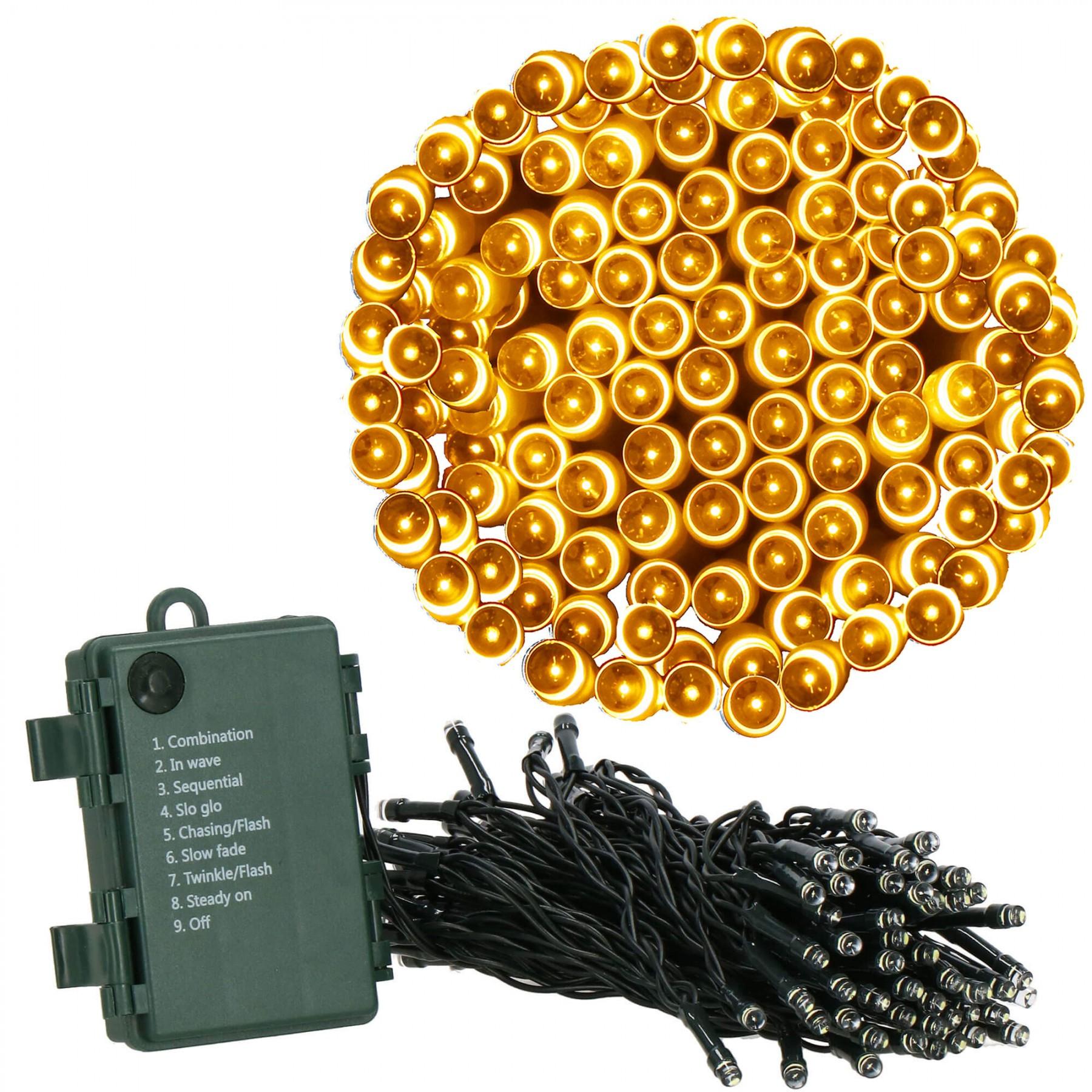 Гірлянда на батарейках Springos 10 м 100 LED CL4030 Warm White