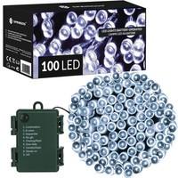 Гірлянда на батарейках Springos 10 м 100 LED CL4031 Cold White