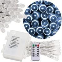Гірлянда на батарейках Springos 10 м 100 LED Pilot CL4035 Cold White