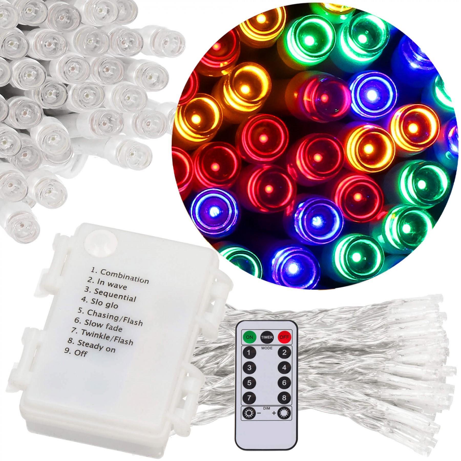 Гірлянда на батарейках Springos 10 м 100 LED Pilot CL4036 Mix