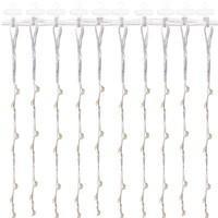 Гірлянда водоспад (штора) Springos 2 x 2 м 200 LED Pilot USB CL4020 Warm White