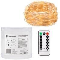 Гірлянда на батарейках Springos 4.9 м 50 LED Pilot CL0105 Warm White