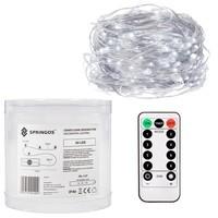 Гірлянда на батарейках Springos 4.9 м 50 LED Pilot CL0106 Cold White