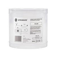 Гірлянда на батарейках Springos 4.9 м 50 LED Pilot CL0106 Cold White