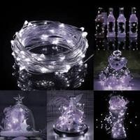 Гірлянда на батарейках Springos 9.9 м 100 LED Pilot CL0102 Cold White