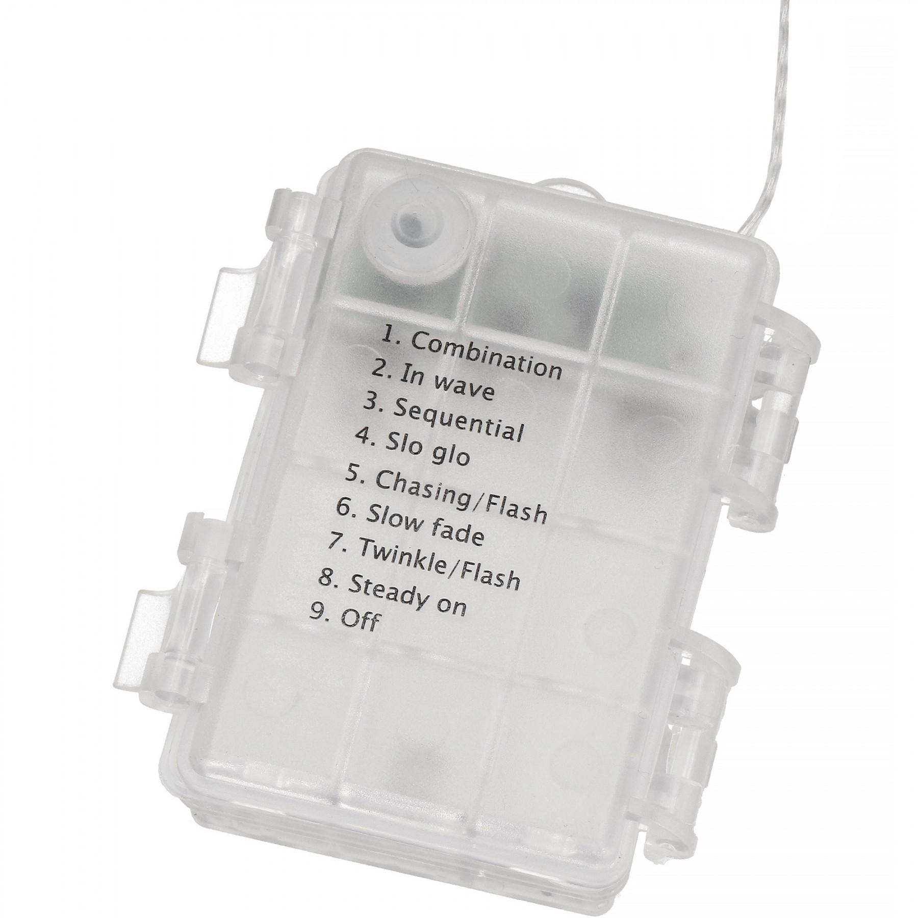 Гірлянда у вигляді лампочок на батарейках Springos 11.2 м 80 LED Pilot CL0178 Warm White