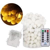 Гірлянда у вигляді лампочок на батарейках Springos 11.2 м 80 LED Pilot CL0178 Warm White