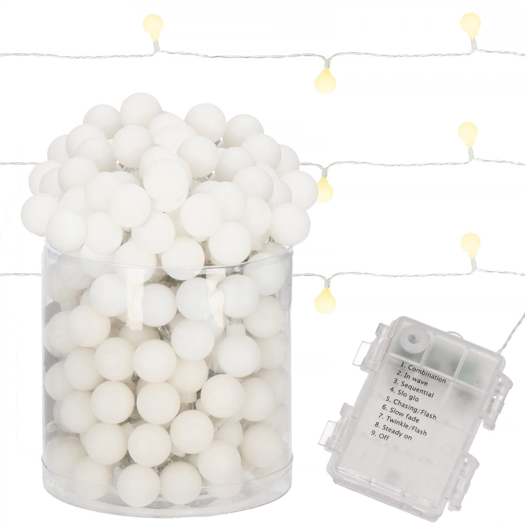 Гірлянда у вигляді лампочок на батарейках Springos 11.2 м 80 LED Pilot CL0178 Warm White