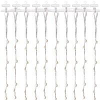 Гірлянда водоспад (штора) Springos 3 x 3 м 300 LED Pilot USB CL4022 Warm White