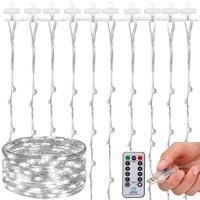 Гірлянда водоспад (штора) Springos 3 x 3 м 300 LED Pilot USB CL4023 Cold White