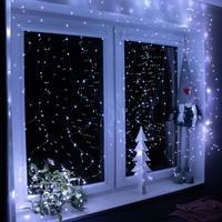 Гірлянда водоспад (штора) Springos 3 x 3 м 300 LED Pilot USB CL4023 Cold White