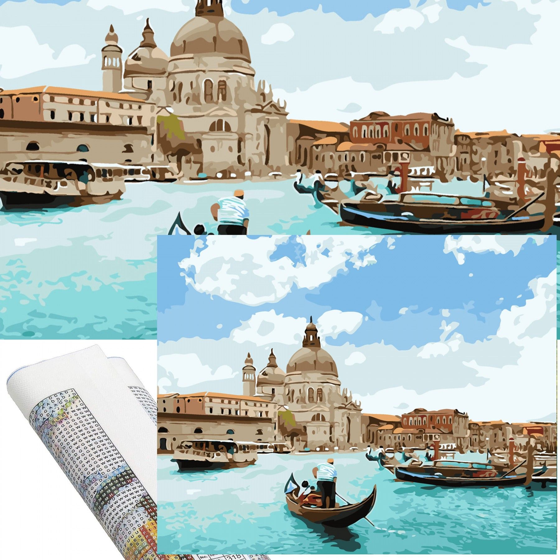 Набір алмазної мозаїки (вишивки) Springos 40 x 30 см DP0026