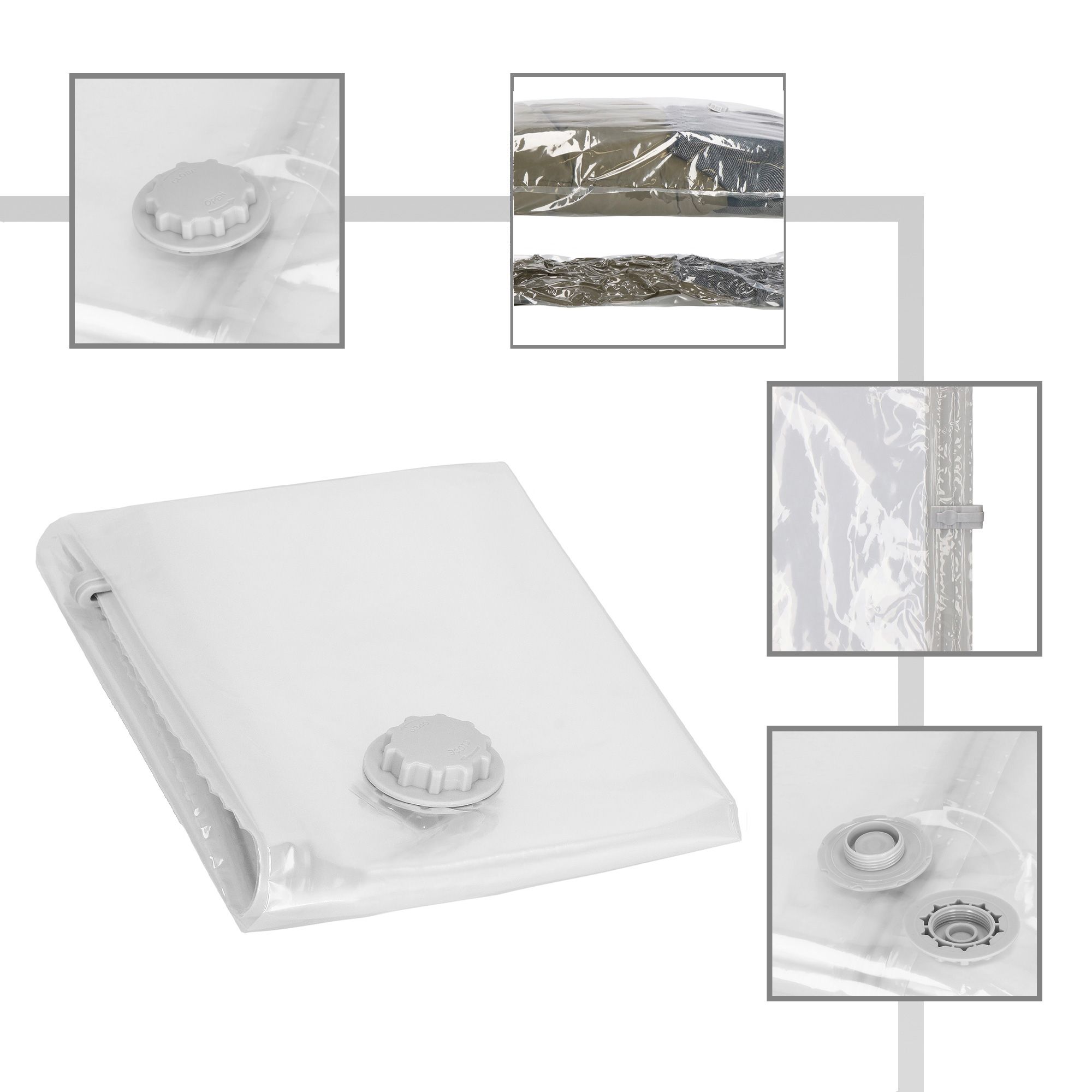 Вакуумний пакет для зберігання речей Springos 60 x 80 см VB0002