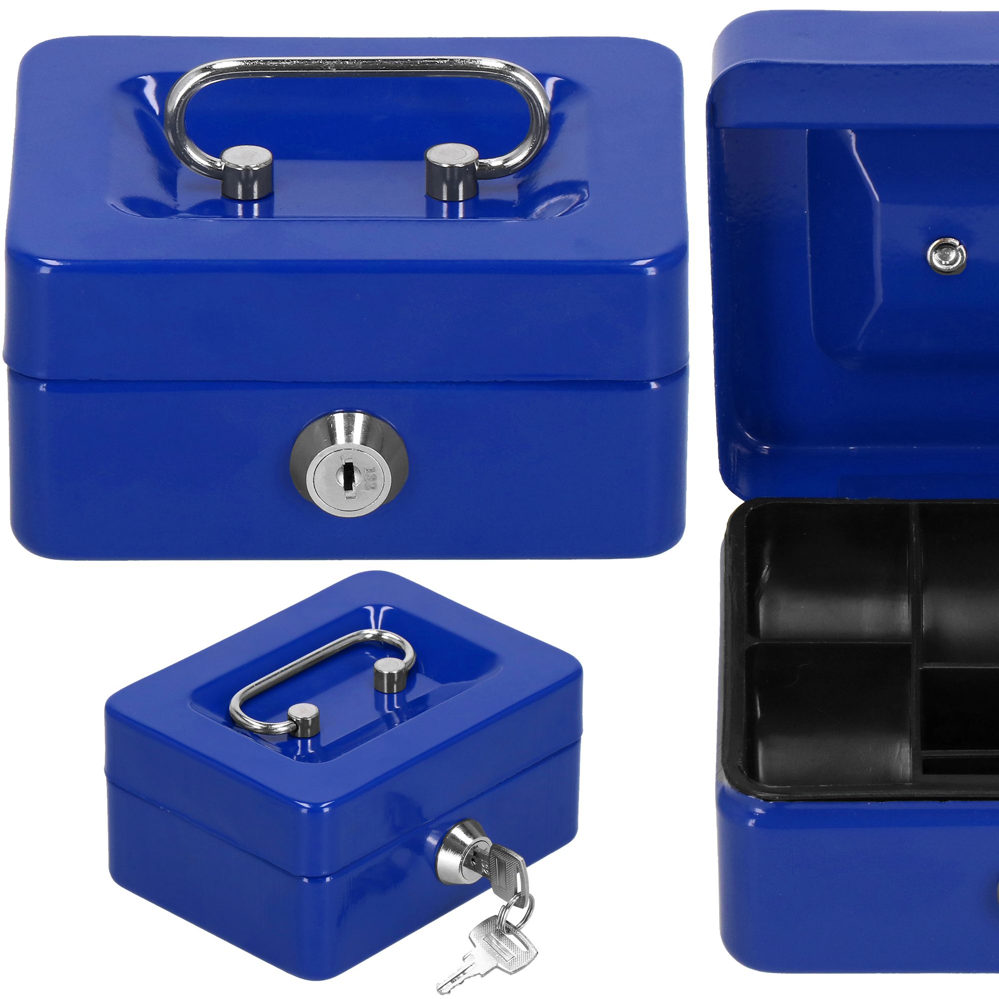 Кешбокс Springos 12.5 x 9.5 x 6.5 см для зберігання грошей та цінностей HA5037