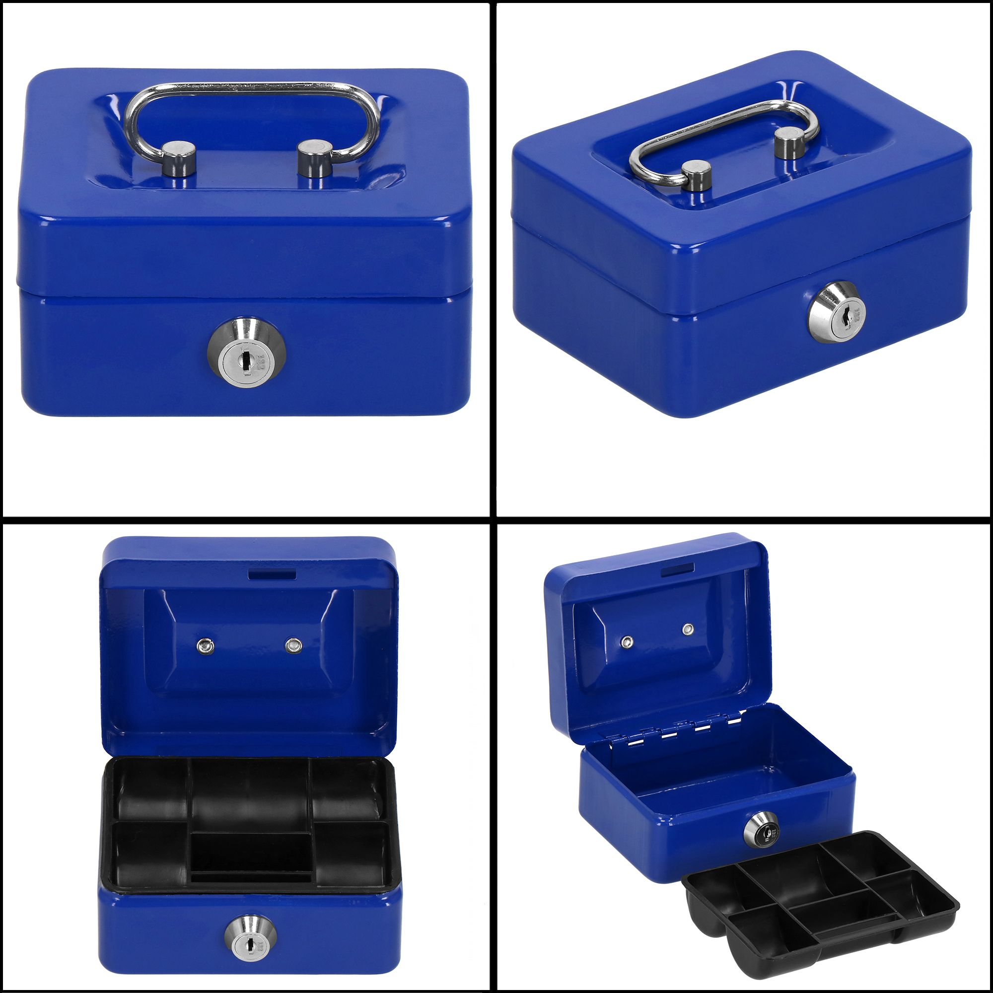 Кешбокс Springos 12.5 x 9.5 x 6.5 см для зберігання грошей та цінностей HA5037