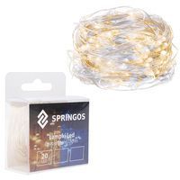 Гірлянда на батарейках Springos 1.9 м 20 LED CL0012 Cold White/Warm White