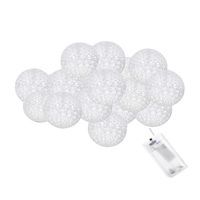 Гірлянда на батарейках Springos Cotton Balls 2 м 10 LED CL0028 Warm White