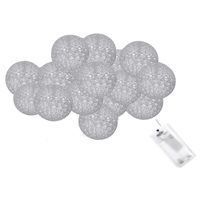 Гірлянда на батарейках Springos Cotton Balls 2 м 10 LED CL0029 Warm White