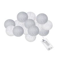 Гірлянда на батарейках Springos Cotton Balls 2 м 10 LED CL0031 Warm White