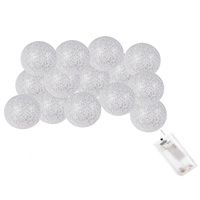Гірлянда на батарейках Springos Cotton Balls 2 м 10 LED CL0033 Warm White
