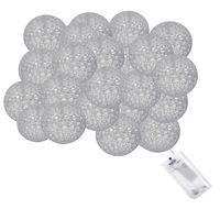 Гірлянда на батарейках Springos Cotton Balls 4 м 20 LED CL0038 Warm White