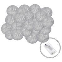 Гірлянда на батарейках Springos Cotton Balls 4 м 20 LED CL0038 Warm White