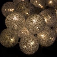 Гірлянда на батарейках Springos Cotton Balls 4 м 20 LED CL0038 Warm White
