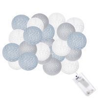 Гірлянда на батарейках Springos Cotton Balls 4 м 20 LED CL0039 Warm White