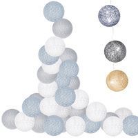 Гірлянда на батарейках Springos Cotton Balls 4 м 20 LED CL0039 Warm White