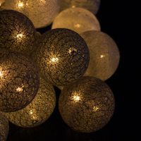 Гірлянда на батарейках Springos Cotton Balls 4 м 20 LED CL0039 Warm White