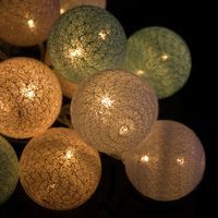 Гірлянда на батарейках Springos Cotton Balls 4 м 20 LED CL0040 Warm White