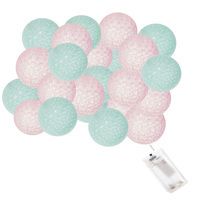 Гірлянда на батарейках Springos Cotton Balls 4 м 20 LED CL0046 Warm White
