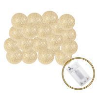 Гірлянда на батарейках Springos Cotton Balls 6 м 30 LED CL0050 Warm White