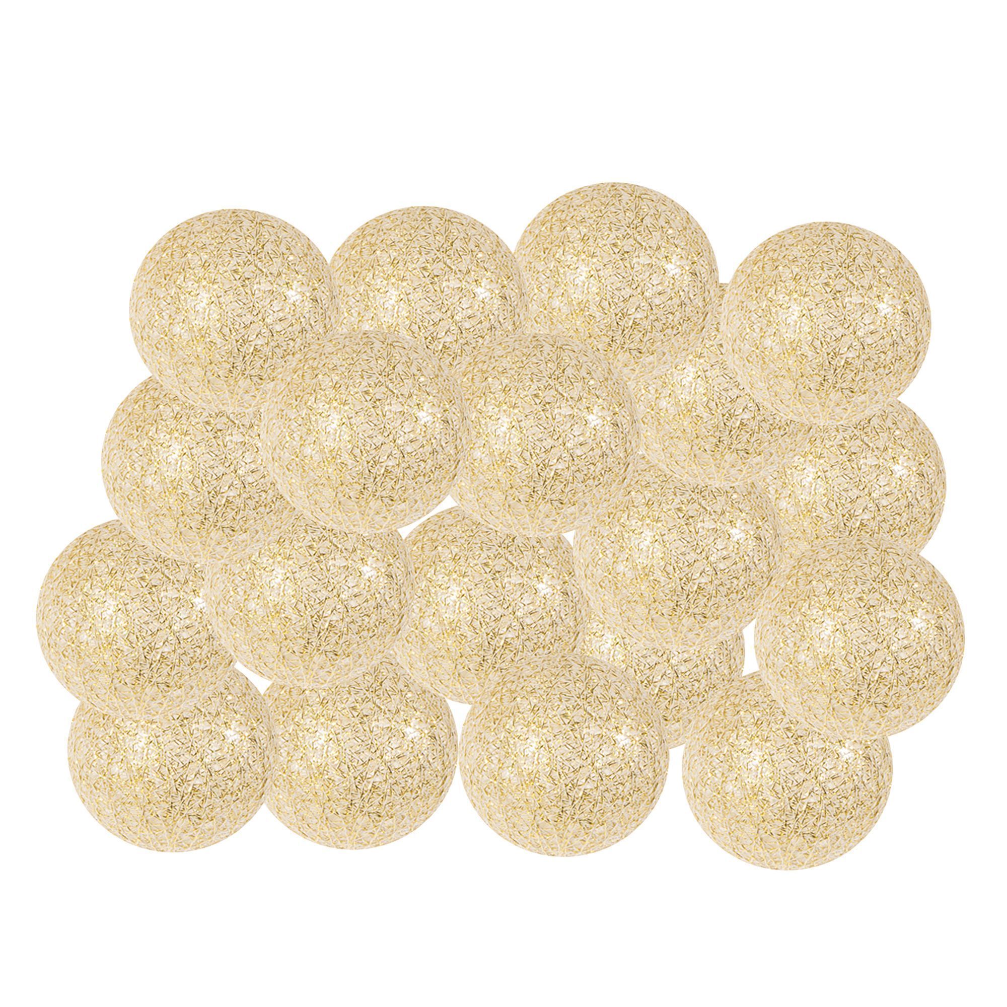 Гірлянда на батарейках Springos Cotton Balls 6 м 30 LED CL0050 Warm White