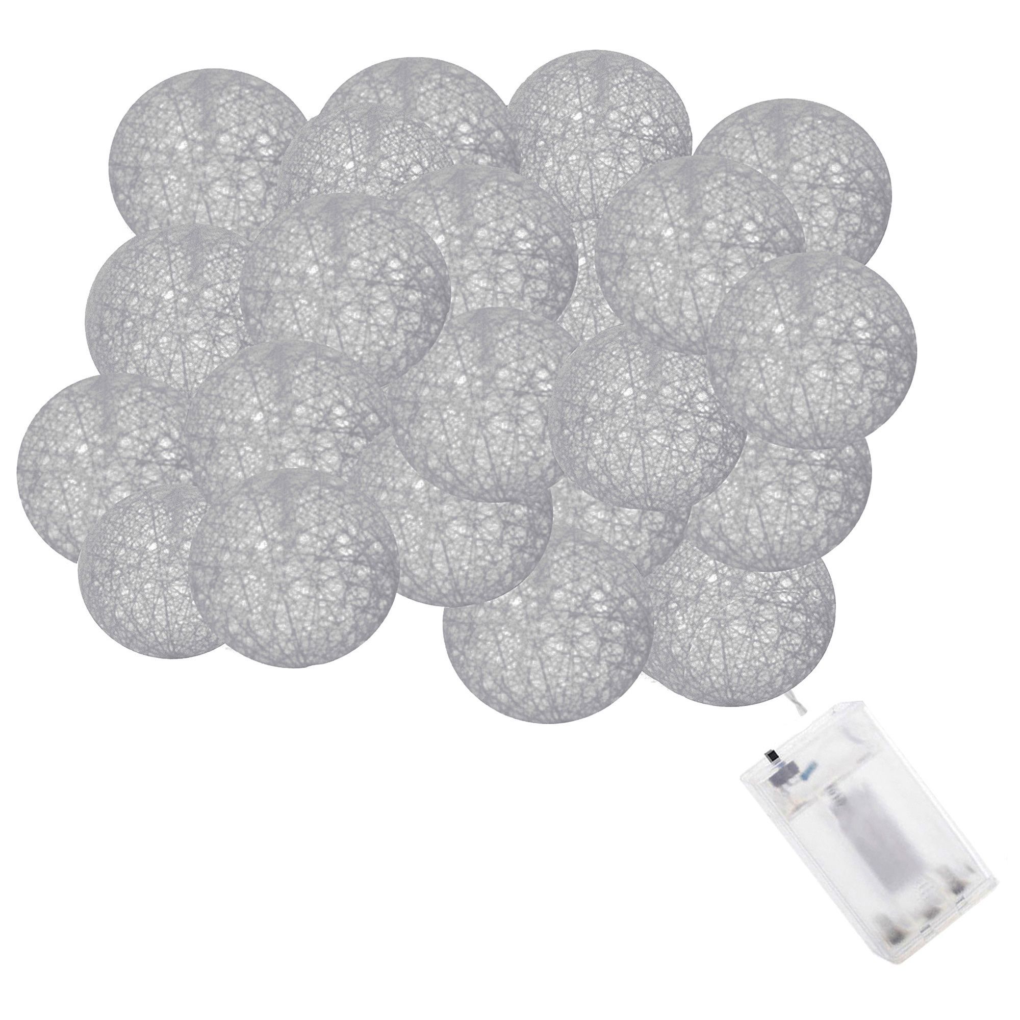 Гірлянда на батарейках Springos Cotton Balls 6 м 30 LED CL0051 Warm White