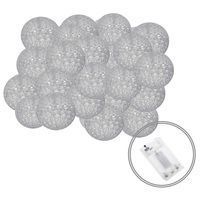 Гірлянда на батарейках Springos Cotton Balls 6 м 30 LED CL0051 Warm White