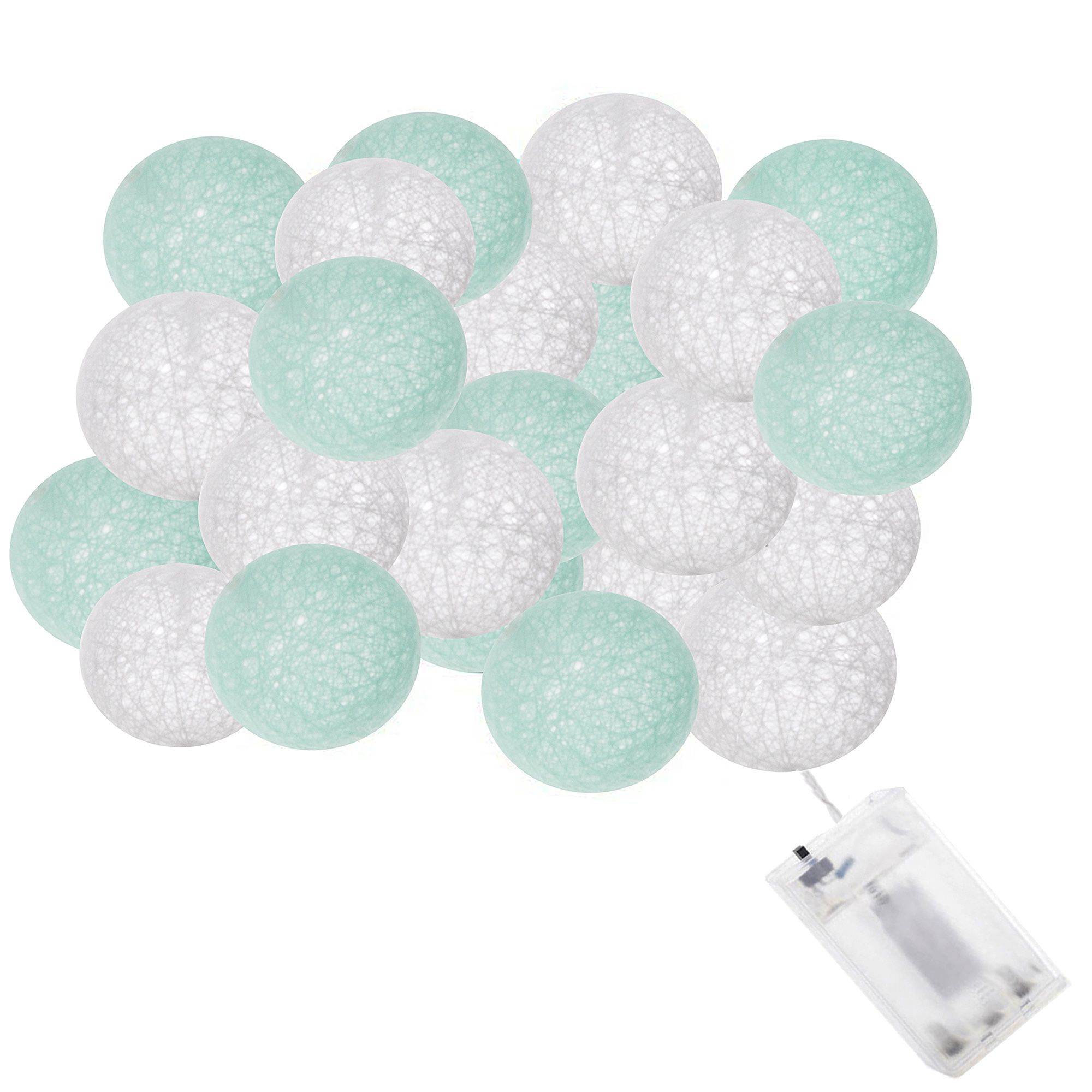 Гірлянда на батарейках Springos Cotton Balls 6 м 30 LED CL0052 Warm White