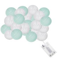 Гірлянда на батарейках Springos Cotton Balls 6 м 30 LED CL0052 Warm White