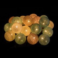 Гірлянда на батарейках Springos Cotton Balls 6 м 30 LED CL0054 Warm White