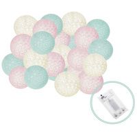 Гірлянда на батарейках Springos Cotton Balls 6 м 30 LED CL0054 Warm White