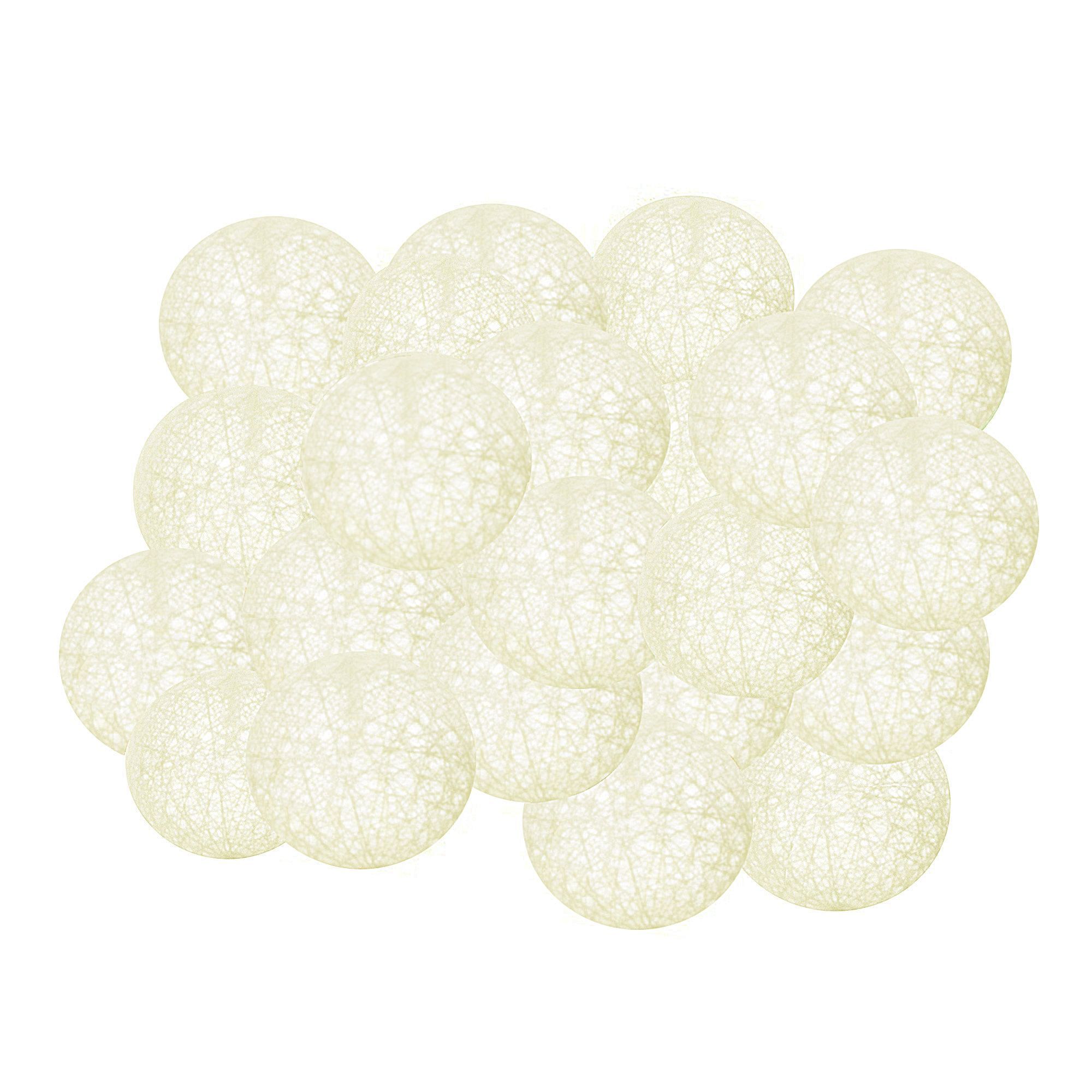 Гірлянда на батарейках Springos Cotton Balls 6 м 30 LED CL0055 Warm White
